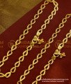 ANK019 - 10 Inch Most Beautiful One Gram Gold Designer Anklet Design for Girls 