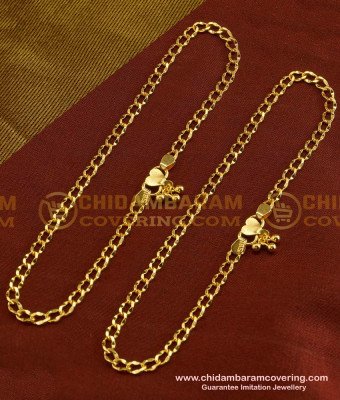 ANK021 - Trendy Indian Daily Wear New Payal Design One Gram Jewellery Online