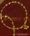 ANK044 - 11 Inch South Indian Gold Plated Guaranteed Anklet Payal Design for Girls