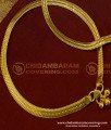ANK048 - 12 Inch Real Gold Design Broad Anklet Flexible Chain Padasaram Design for Wedding