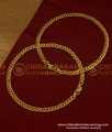 ANK052 - 10.5 Inches One Gram Gold Plated Thick Gold Chain Anklet Padasaram Design Buy Online