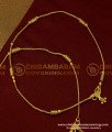 ANK056 - 12 Inch New Model Gold Plated Daily Wear Modern Simple Gold Anklet Payal for Women 