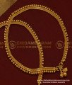 ANK073 - 11 Inch One Gram Gold Plate Gold Beads Anklet Designs Padasaram for Women 