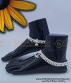 ANK085 - 10 Inches First Quality Mango Design Silver Anklet Velli Kolusu Collections for Daily Use 