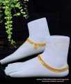 ANK097 - 9.5 Inches Attractive Real Gold Look Mango Design One Gram Gold Anklet Buy Online 