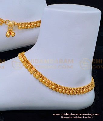 ANK103 - 11 Inches One Gram Gold Plated Guaranteed Manga Kolusu |Mango Payal Design for Girls