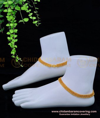 ANK107 - 10.5 Inches Real Gold Design Gold Beads Bridal Wear Gold Covering Thanga Kolusu Design Buy Online