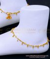 ANK111 - 11 Inch Modern Simple One Gram Gold Plated Anklets Design