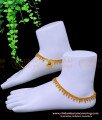 ANK114 - 11 Inch 1 Gram Gold Plated Daily Use Gold Anklet Designs for Ladies