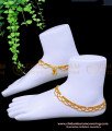 ANK115 - 11 Inch Beautiful Payal Design Artificial Anklets for Wedding