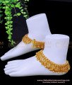 ANK119 - 11 Inch Wedding Heavy Anklets Bridal Gold Payal Design Online 