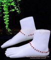 ANK121 - 10.5 Inch Light Weight Daily Use Crystal Fancy Anklet Design