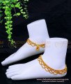 ANK129 - 10 Inch Traditional Hanging Chain Gold Anklet Designs Online