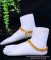 ANK131 - 10 Inch 1 Gram Gold Plated New Gold Payal Design for Women