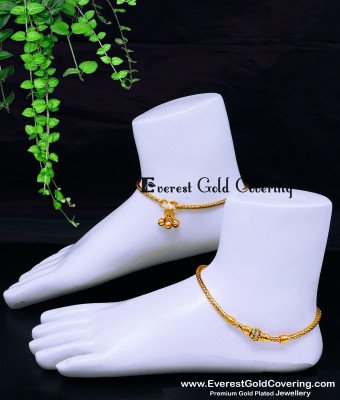 ANK134 - 9.5 Daily Wear Multi Colour Stone Latest Payal Design