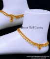 ANK136 - 10.5 Latest Daily Wear Gold Plated Payal Designs