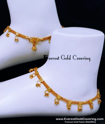 ANK140 - 9.5 Inch 1 Gram Gold Plated New Model Kolusu Design