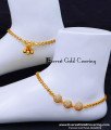 ANK153 - 10 Inch Latest Party Wear Gold Anklet Designs for Ladies