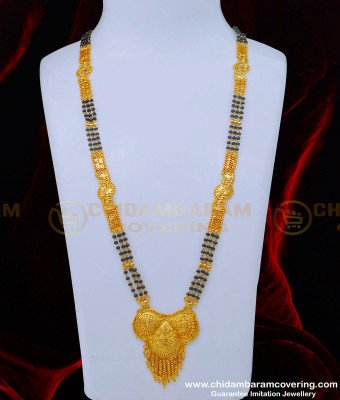 BBM1037 - 30 Inches Traditional Mangalsutra Designs Gold First Quality Gold Forming Jewelry 