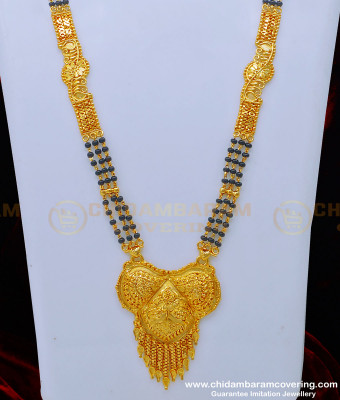 BBM1037 - 30 Inches Traditional Mangalsutra Designs Gold First Quality Gold Forming Jewelry 