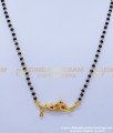 BBM1045 - Unique Love Birds Pendant Short Black Beads Mangalsutra