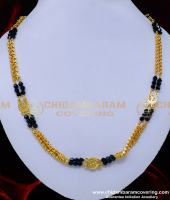 BBM1077 - Heart Model Chain with Crystal Muslim Gold Karimani Design