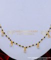 BBM1081 - Latest White Stone Black Beads Mangalsutra Designs