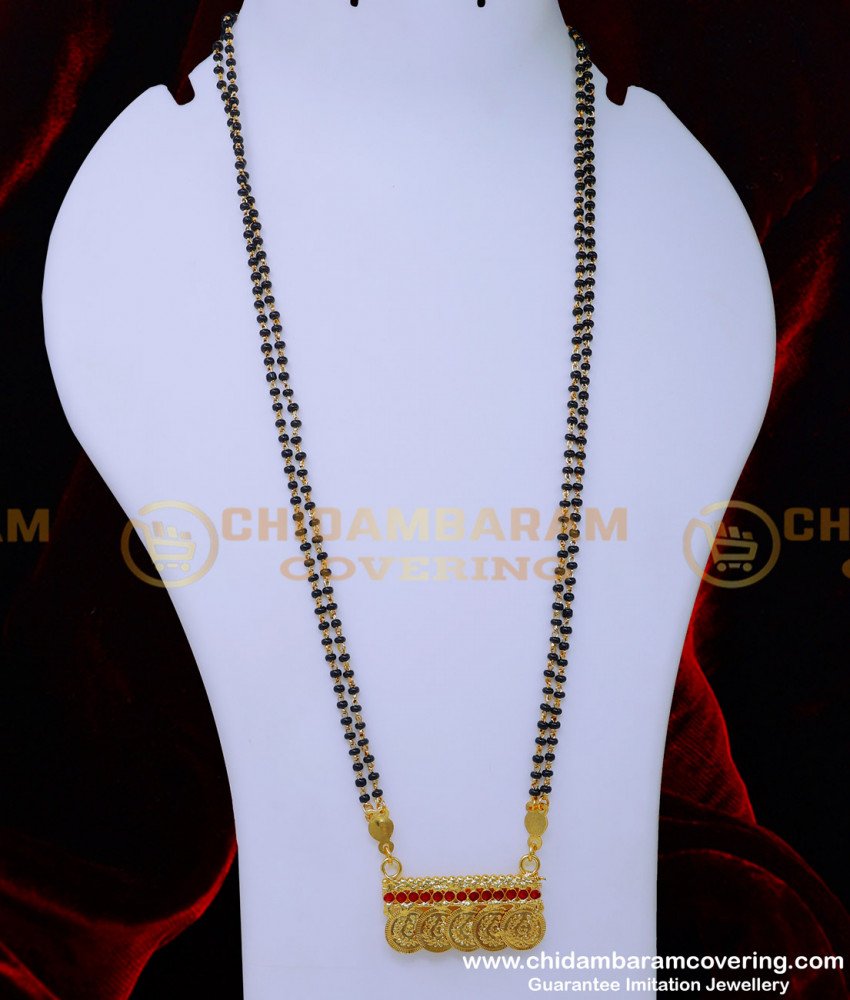 BBM1084 - Trendy Gold Lakshmi Thali Mangalsutra Design for Women