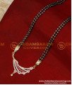 BBM1096 - Modern Long Double Line Black Beads Mangalsutra Designs