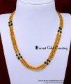 BBM1107 - New Model Black Crystal Two Layer Mangalsutra Design
