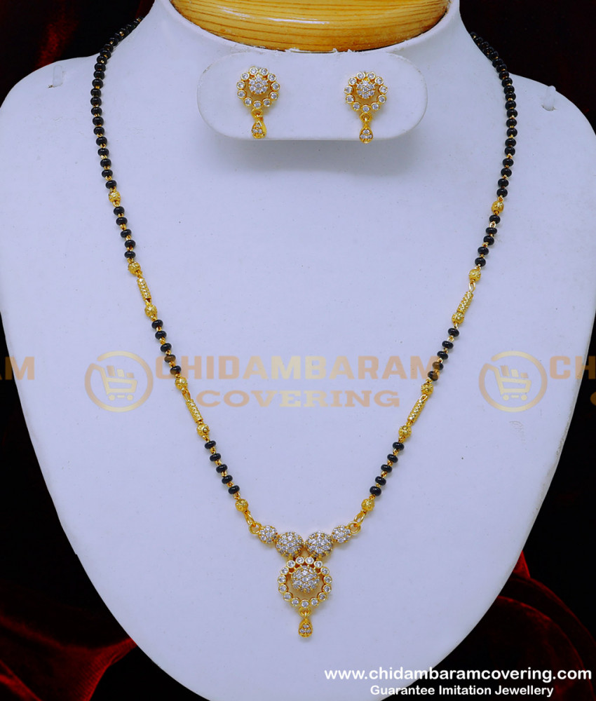 BBM1104 - Unique Diamond Modern Daily Wear Mangalsutra Design