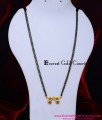 BBM1115 - Latest Light Weight Mangalsutra Design Diamond Pendant