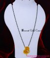 BBM1116 - Trendy Simple Black Beads Mangalsutra Gold Pendant