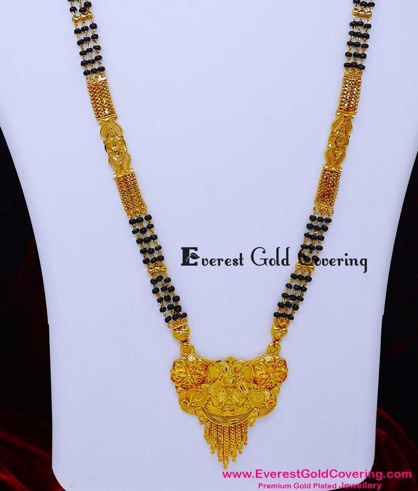 BBM1118 - 36 Inches Long Traditional Gold Forming Mangalsutra Design