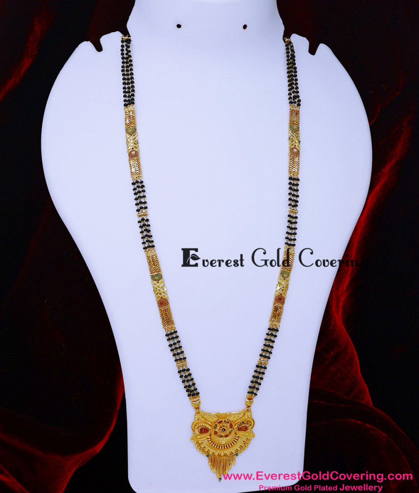 BBM1120 - 36 Inches Long Gold Forming Mangalsutra Designs Gold Latest