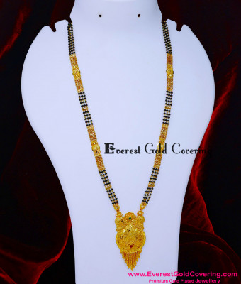 BBM1121 - 36 Inches Real Gold Look Long Forming Mangalsutra Models