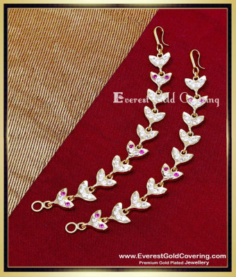 MAT302 - Best Quality Impon Stone Maatal Design for Stone Earrings