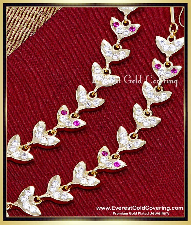 MAT302 - Best Quality Impon Stone Maatal Design for Stone Earrings