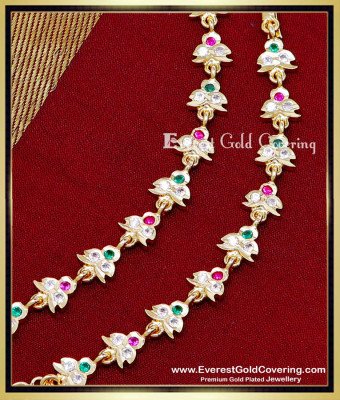MAT306 - Gold Model Gold Plated Impon Ear Chain Designs