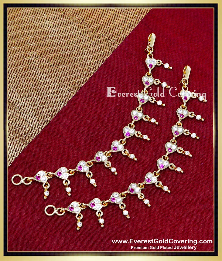 MAT309 - Impon Jewellery Traditional Bridal Mattal for Wedding