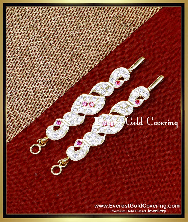 MAT315 - Unique Ear Chains Gold Impon Jewellery Online Shopping