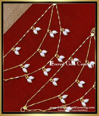 MAT322 - Beautiful Gold Plated 3 Line Muthu Mattal Designs