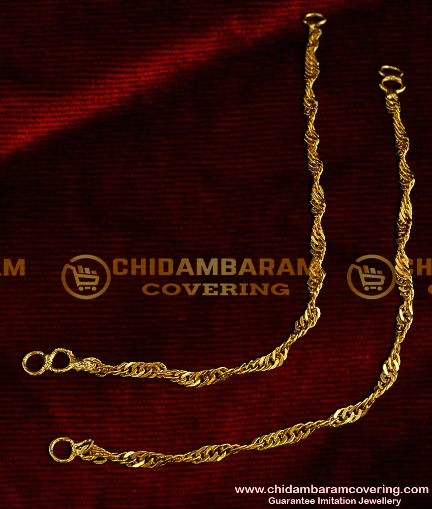 MAT001 - Thin Flexible Chain Ear Mattal Latest Imitation Jewellery Designs Online