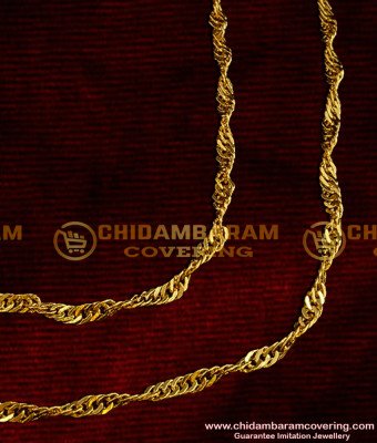 MAT001 - Thin Flexible Chain Ear Mattal Latest Imitation Jewellery Designs Online