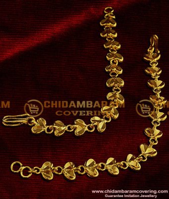 MAT007 - Hook Type Latest Heartin Design Ear Mattal South Indian Jewellery Online