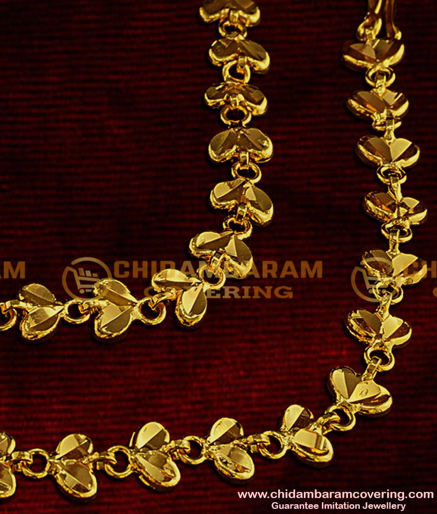 MAT007 - Hook Type Latest Heartin Design Ear Mattal South Indian Jewellery Online