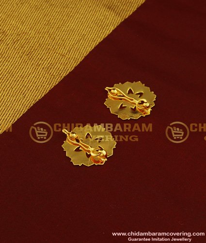 MAT106 - Indian Hair Jewellery Gold Design Guaranteed Hair Clips Flower Bridal Hair Accessories Online