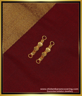 MAT108 - One Gram Gold Daily Use Small Size Mattal Ear Chain Side Matilu Design Online