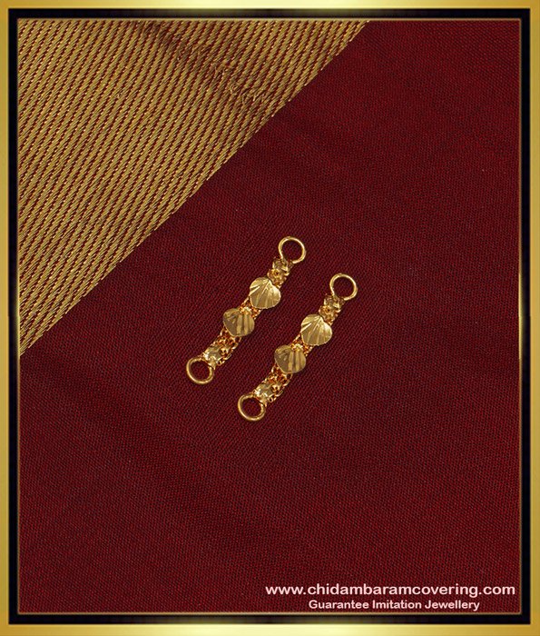 MAT108 - One Gram Gold Daily Use Small Size Mattal Ear Chain Side Matilu Design Online