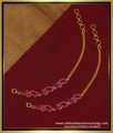 MAT109 - New Design Ad Ruby Stone Mango Design Ear Chain Mattil Matching for Ruby Stone Earring